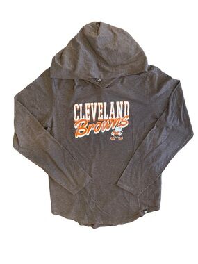 '47 Cleveland Browns Lightweight Hoodie Women’s Large Brown